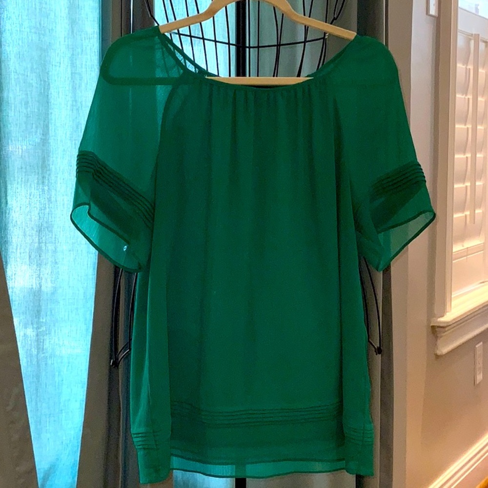 Banana Republic green, women’s blouse, size small
